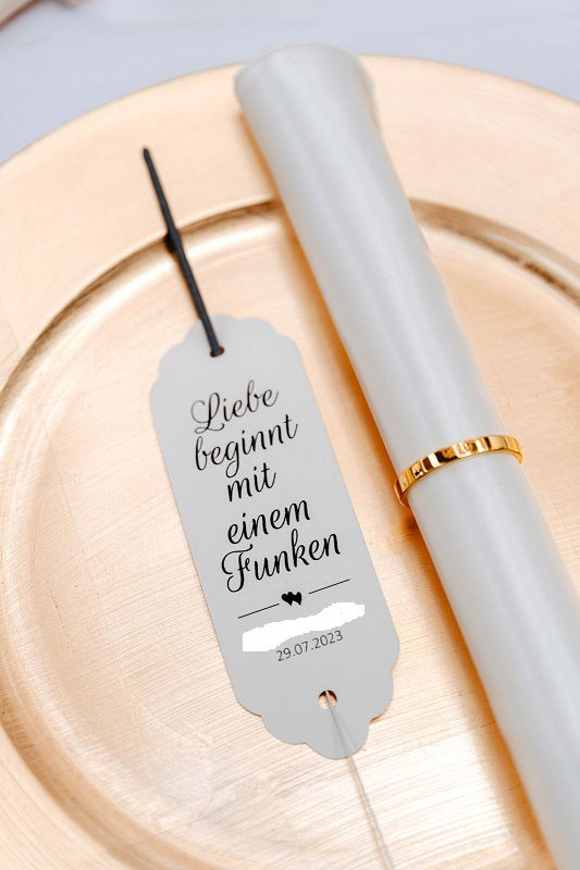 Hochzeit Dekoration Feier schönster Moment im Leben