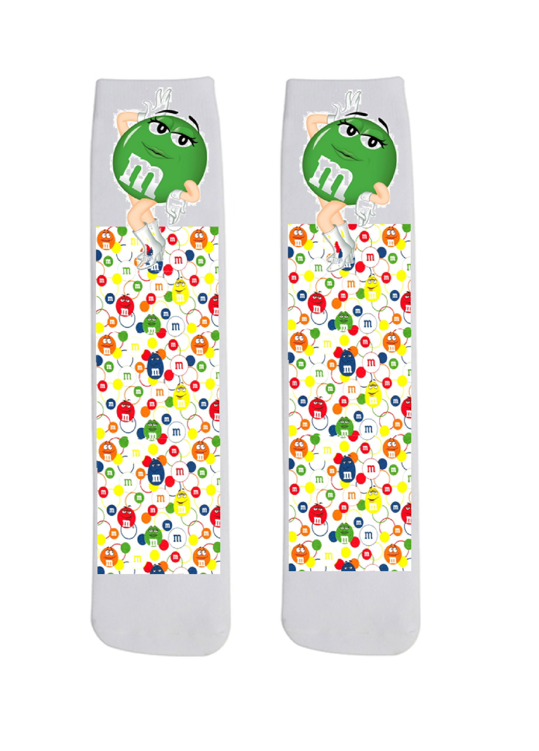 גרבי ברך M&M - סוכריה ירוקה