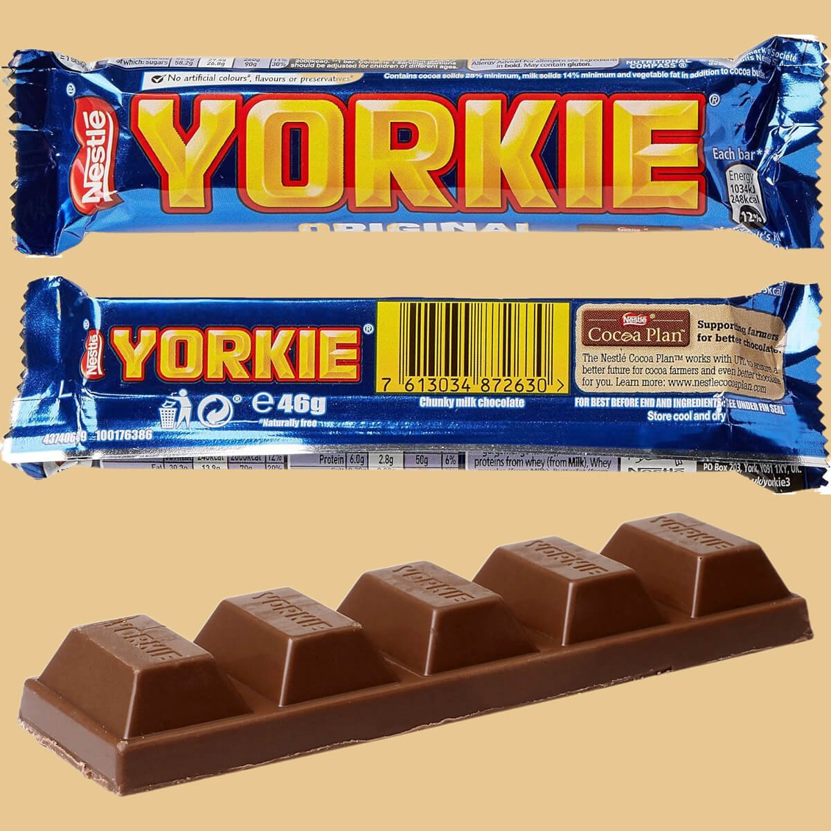 Yorkie - The Manly Chocolate Bar!