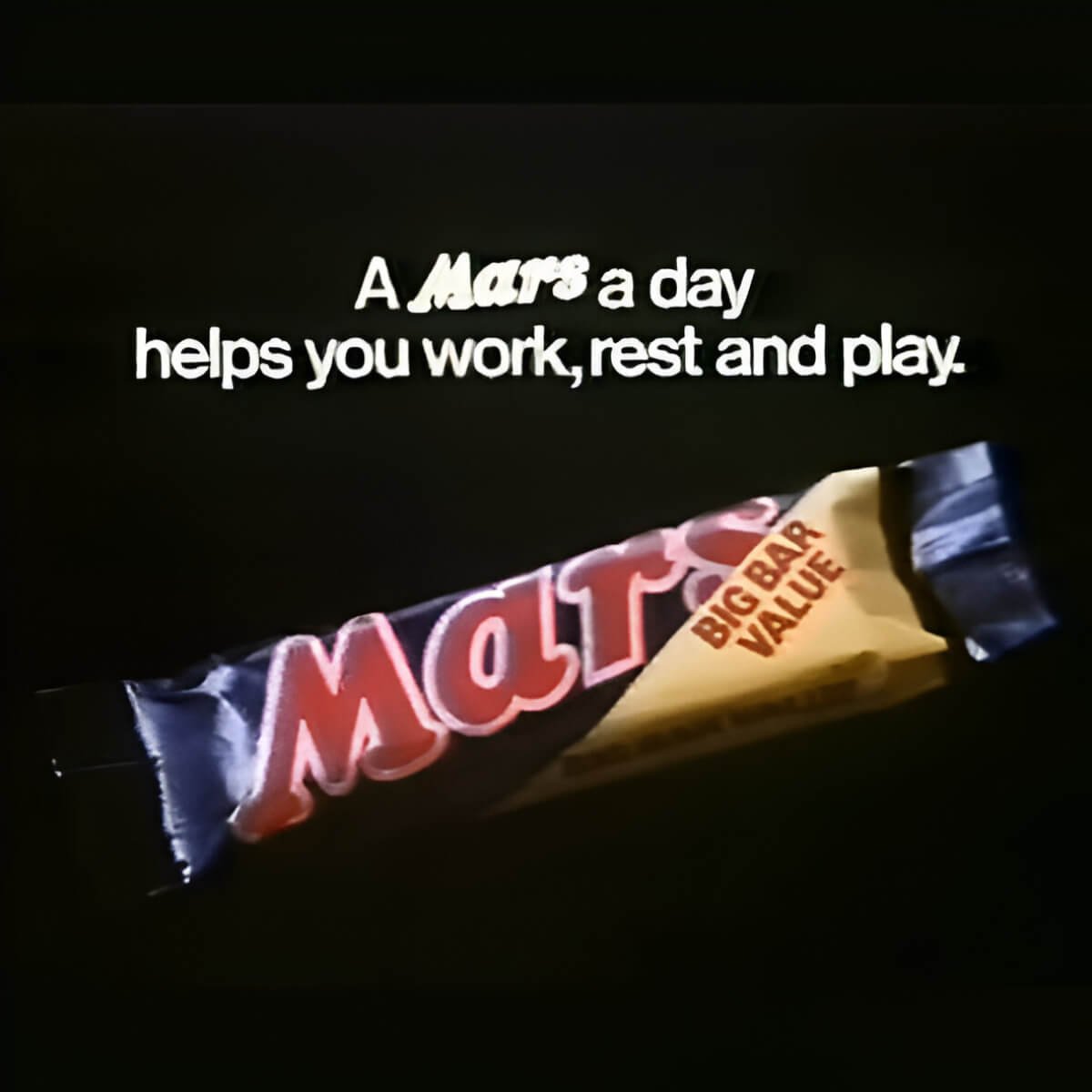 Mars Bar Adverts Through The Years