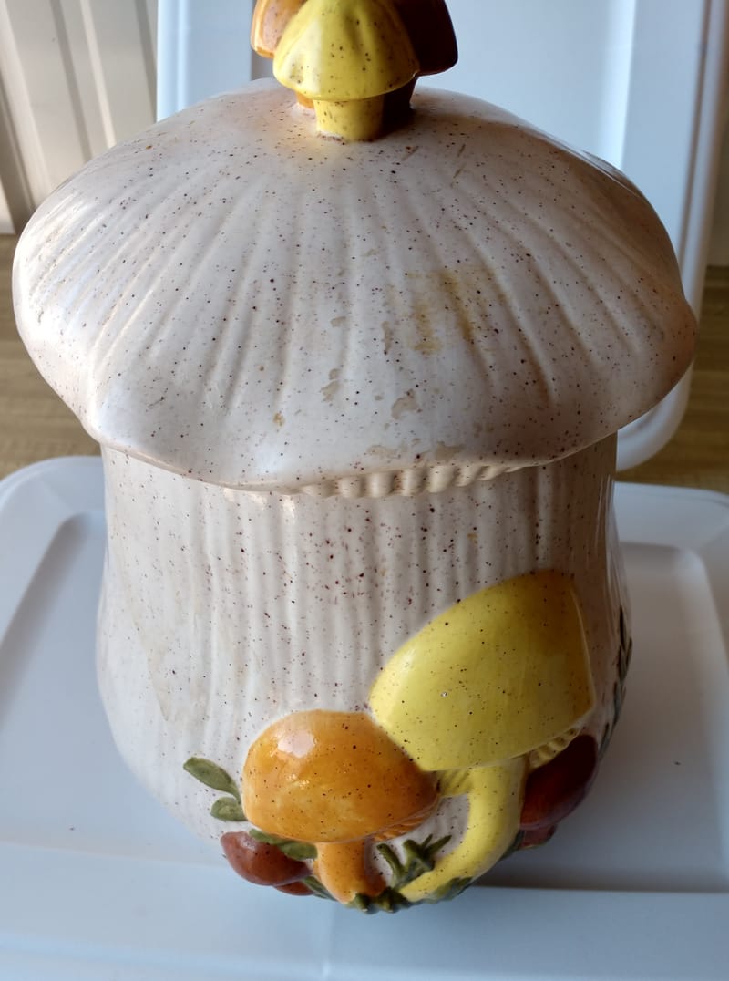 Ceramic Mushroom Cookie Jar Sweet Cookie Jars