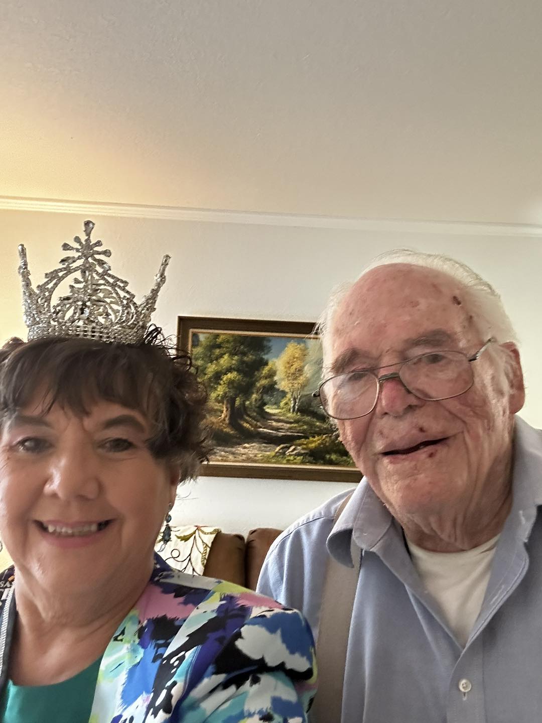 Visiting with "Doc" Weaver at Andover Place