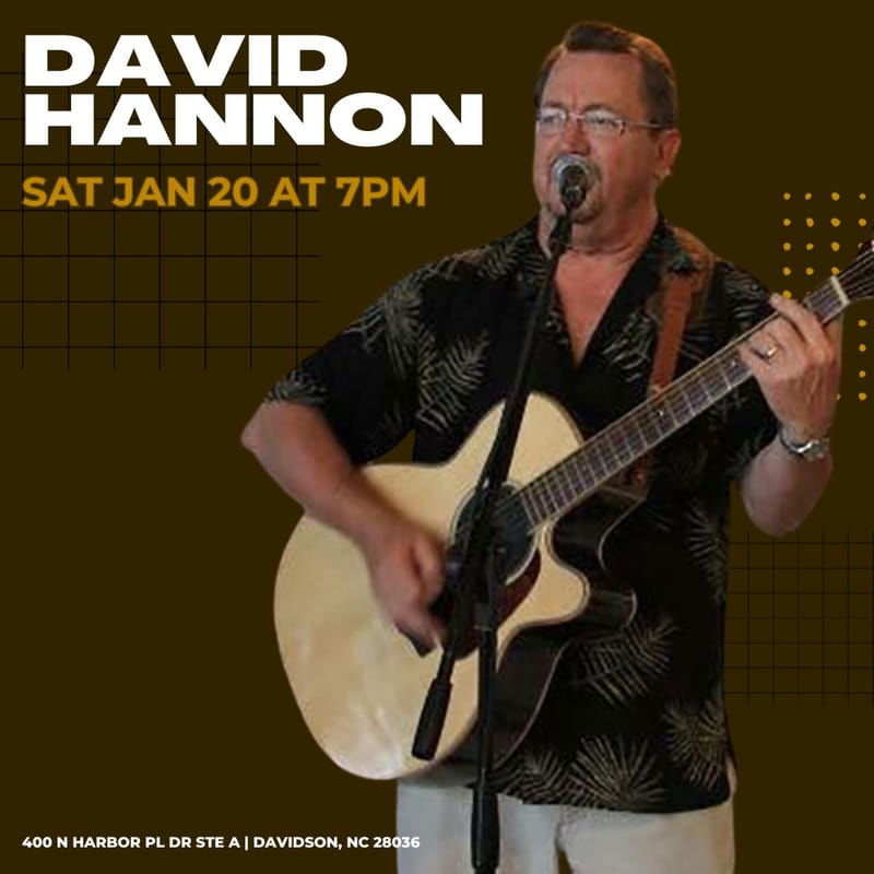 LIVE MUSIC w/ David Hannon