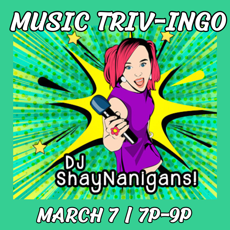MUSIC TRI-VINGO w/ DJ Shay