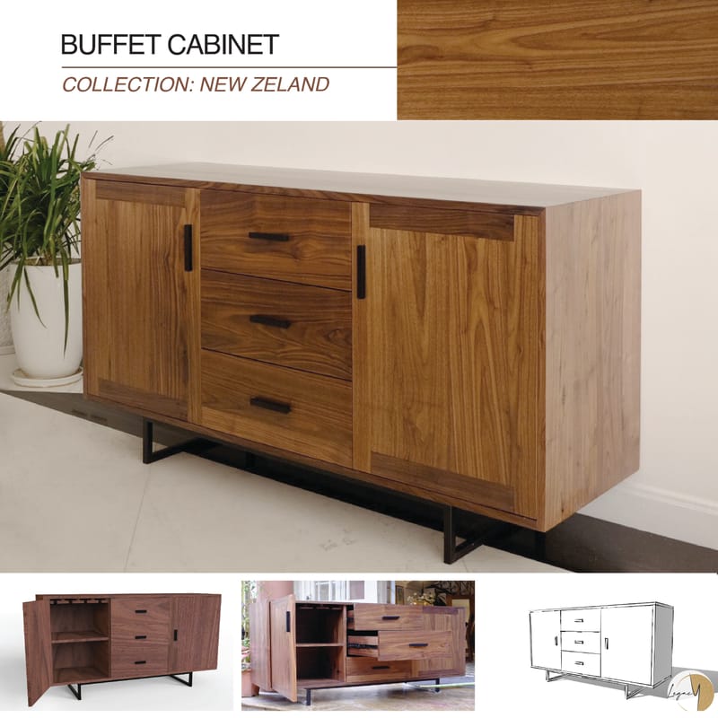 Buffet cabinet- New Zealand Collection