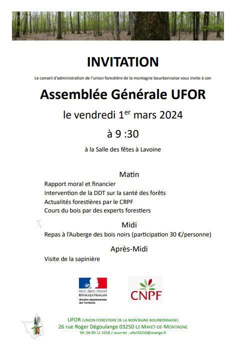 Assemblée Générale UFOR