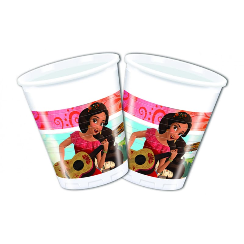 Lot De 8 Gobelets Plastiques Elena D Avalor Espace Junior