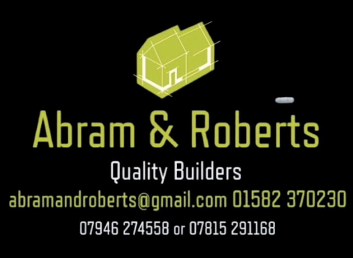 Abram & Roberts.                                  Expert Builders in Bedfordshire.