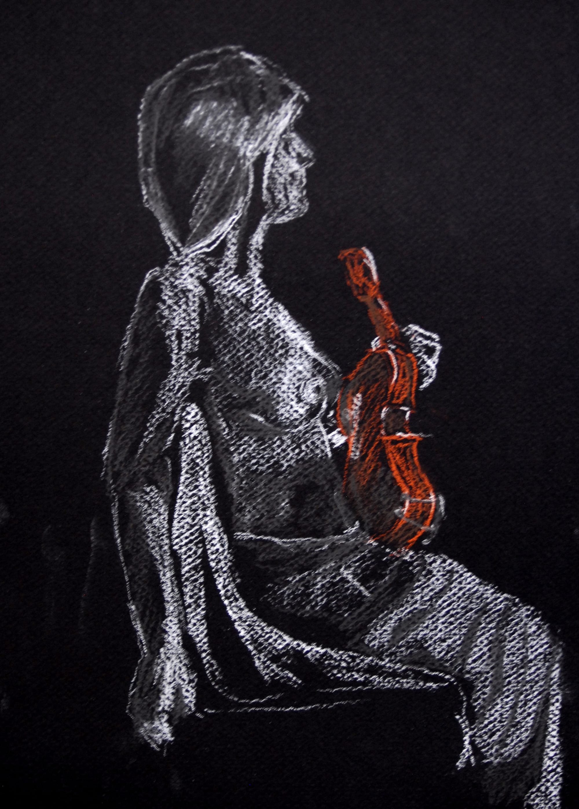 Femme au violon