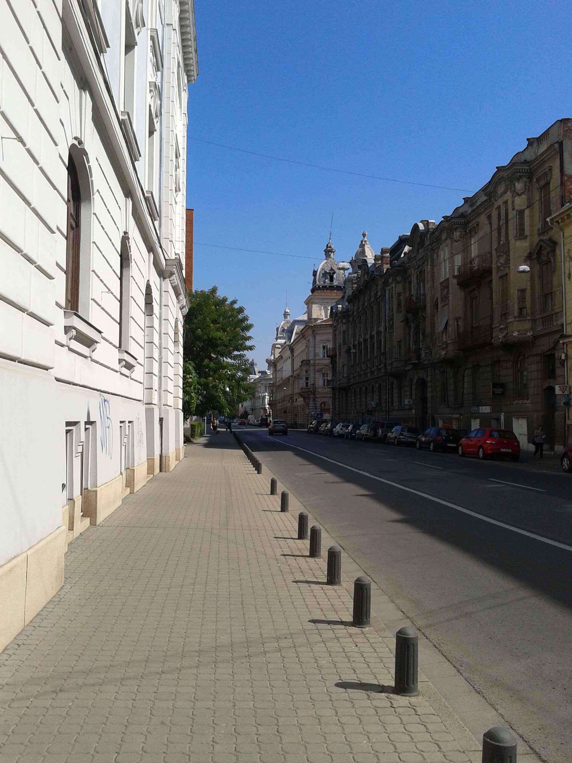 strada Horia cu Palatul Szantay pe partea dreaptă