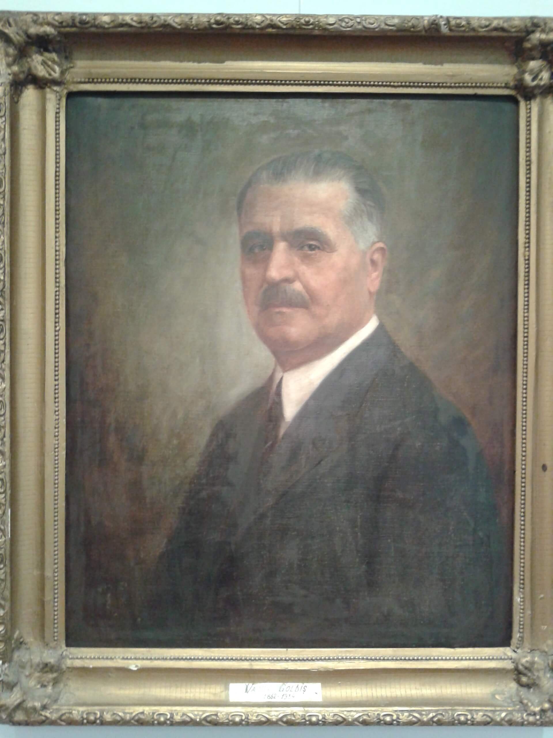 Vasile Goldiș - Director al ziarului "Românul" (1911) și membru în Consiliul Național Central Român (1918)