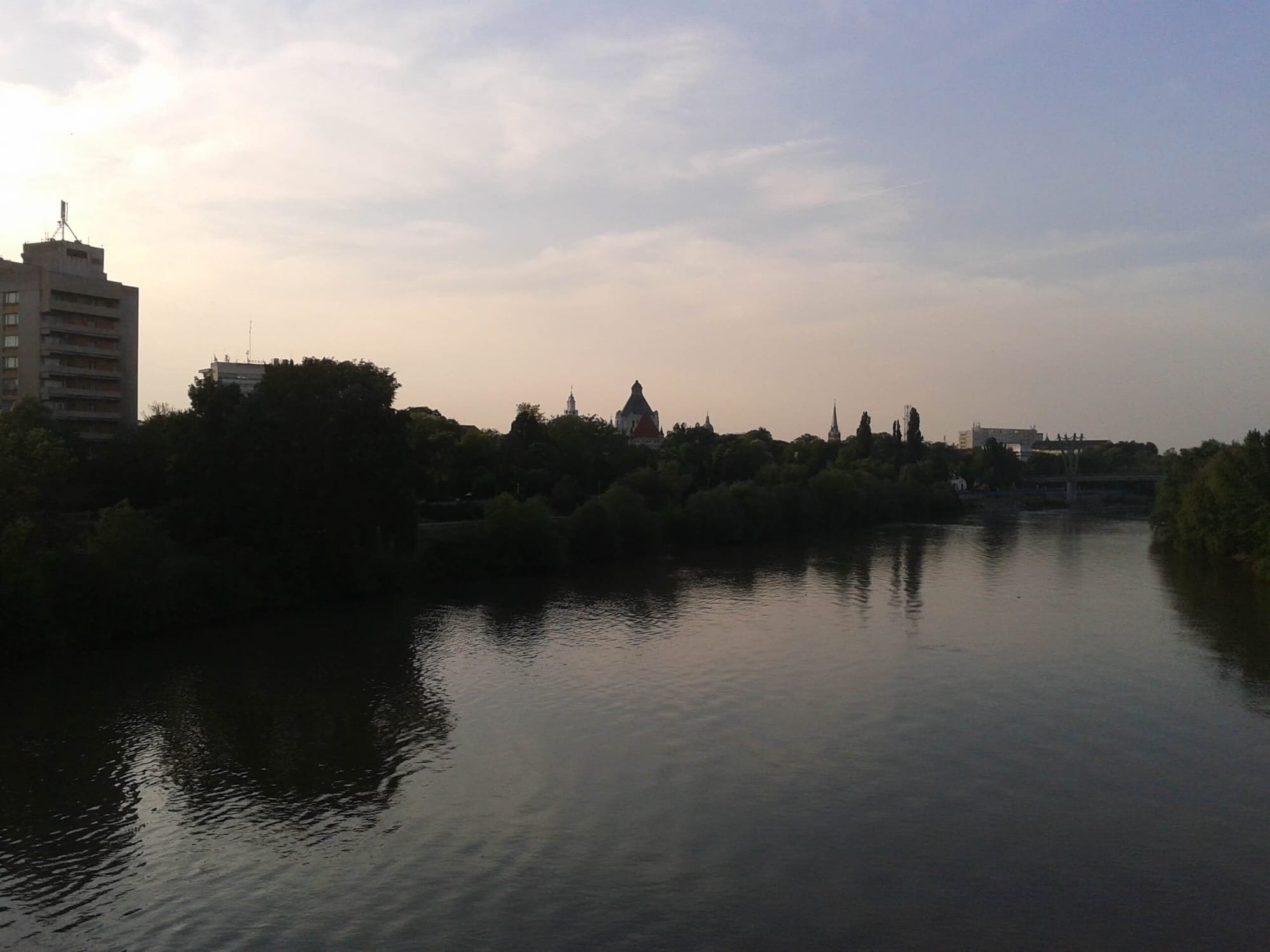 Râul Mureș în Arad