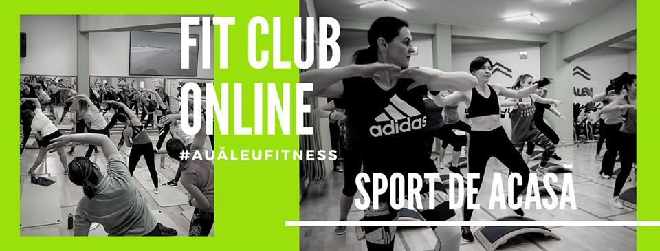 ANTRENAMENTE SPORTIVE & FITNESS ONLINE - VINE SALA LA TINE!