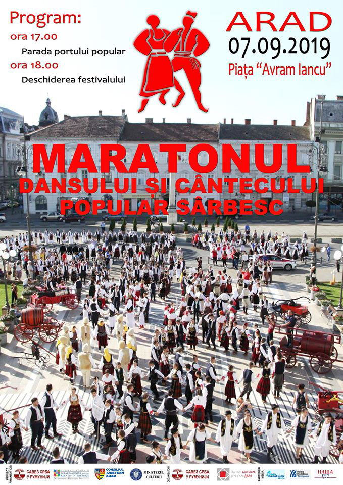 Maratonului dansului și cântecului popular sârbesc Arad 2019 - Маратон српске игре и песме Арад 2019