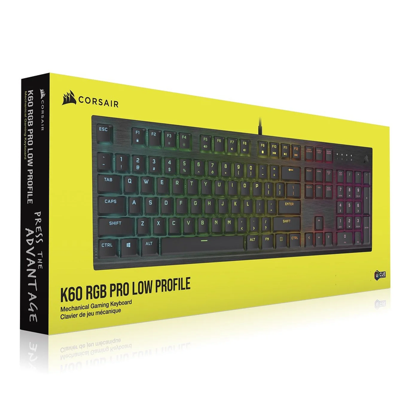 CORSAIR K60 RGB PRO SPEED MECHANICAL GAMING KEYBOARD CHERRY MX SWITCE