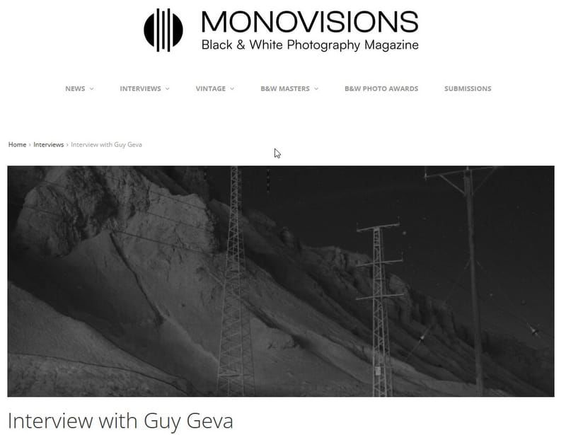 Interview in MonoVisions magazine