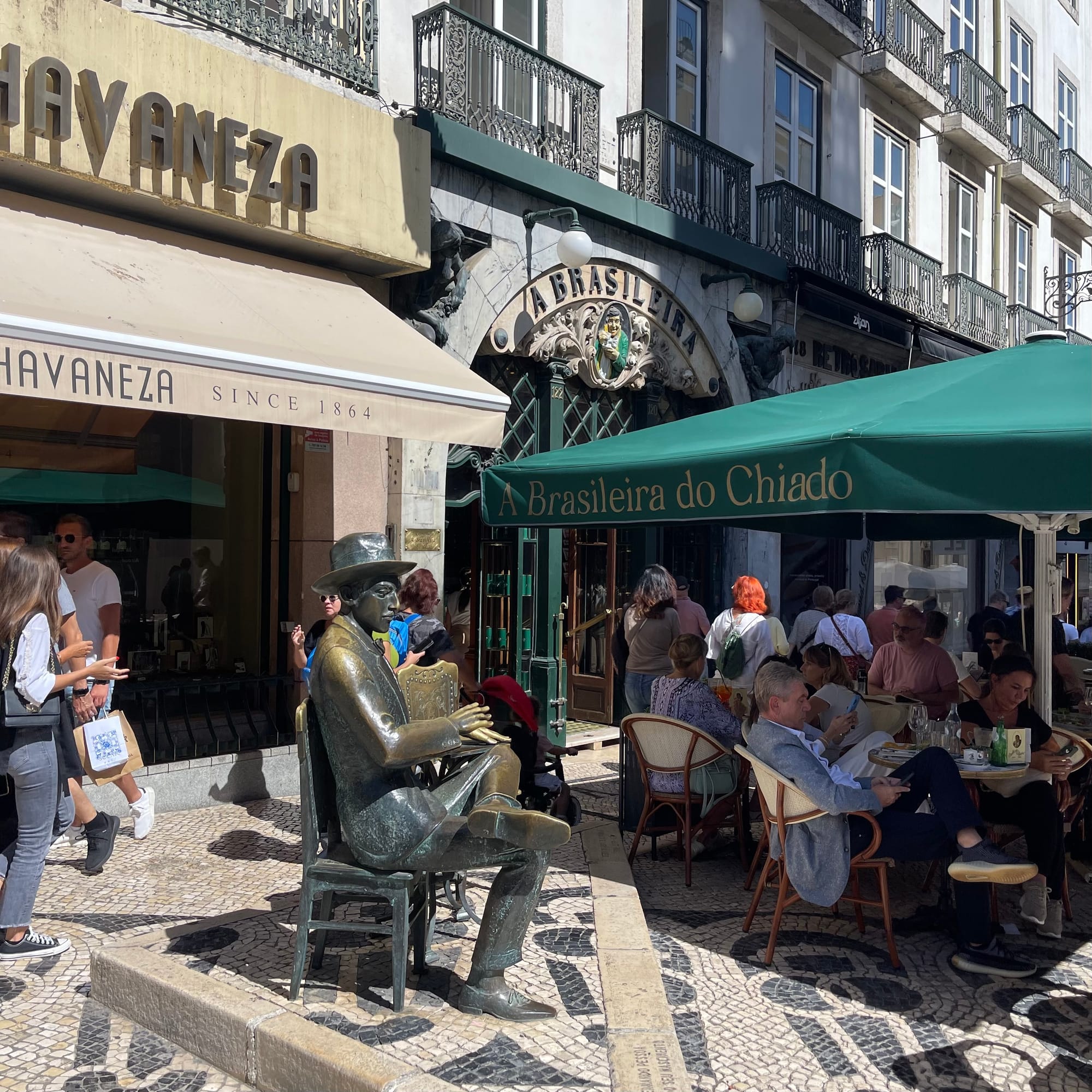 Coca-Cola, Fernando Pessoa and the Brasileira cafe in Chiado