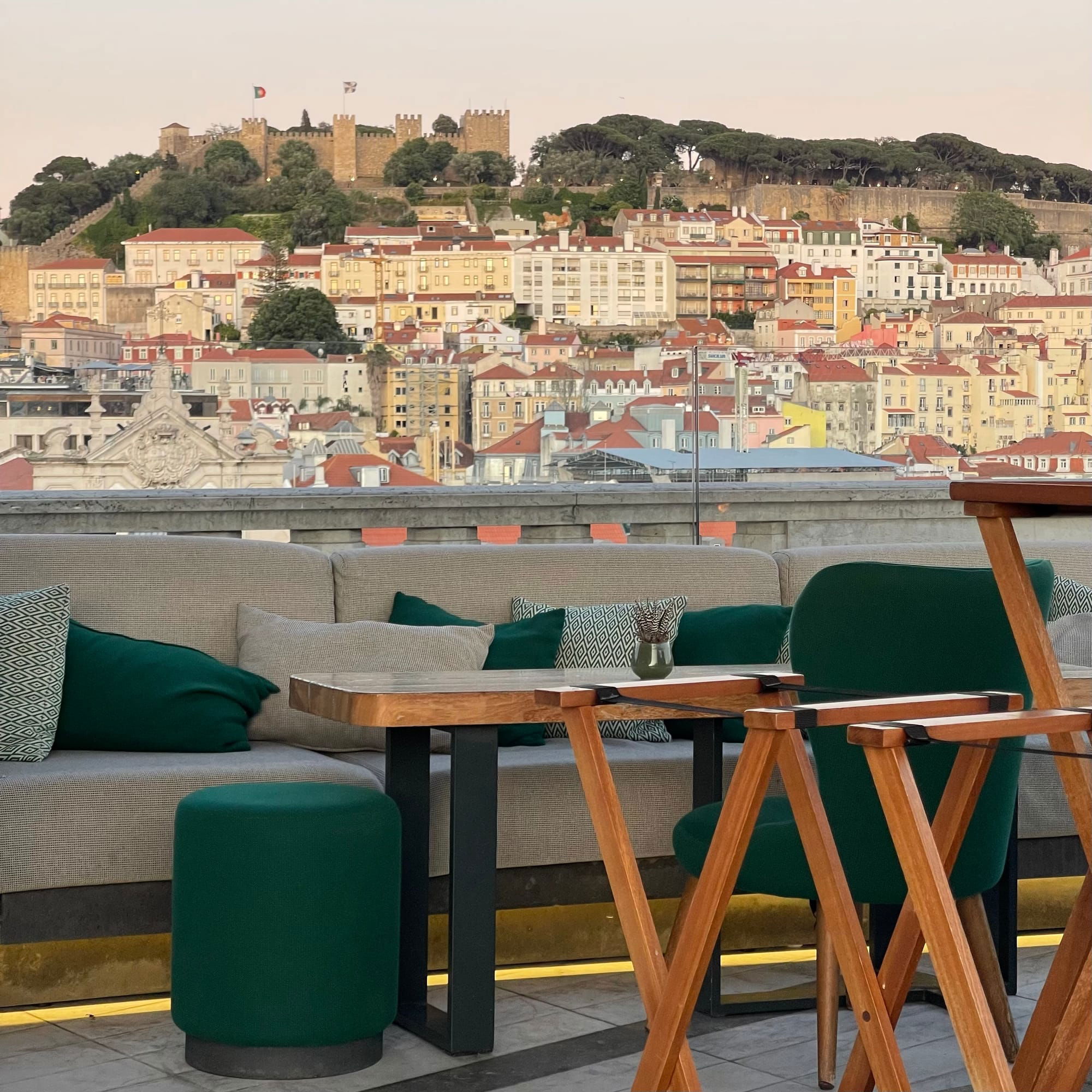 Five rooftop bars around downtown Lisbon