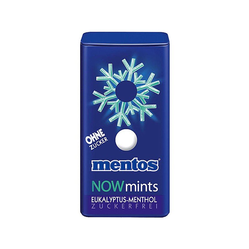 Mentos Now Mints Blu Eucaliptolo Mentolo