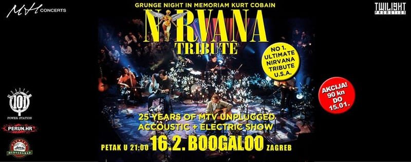 Nirvana Tribute Live - Boogaloo Club, Zagreb Croatia