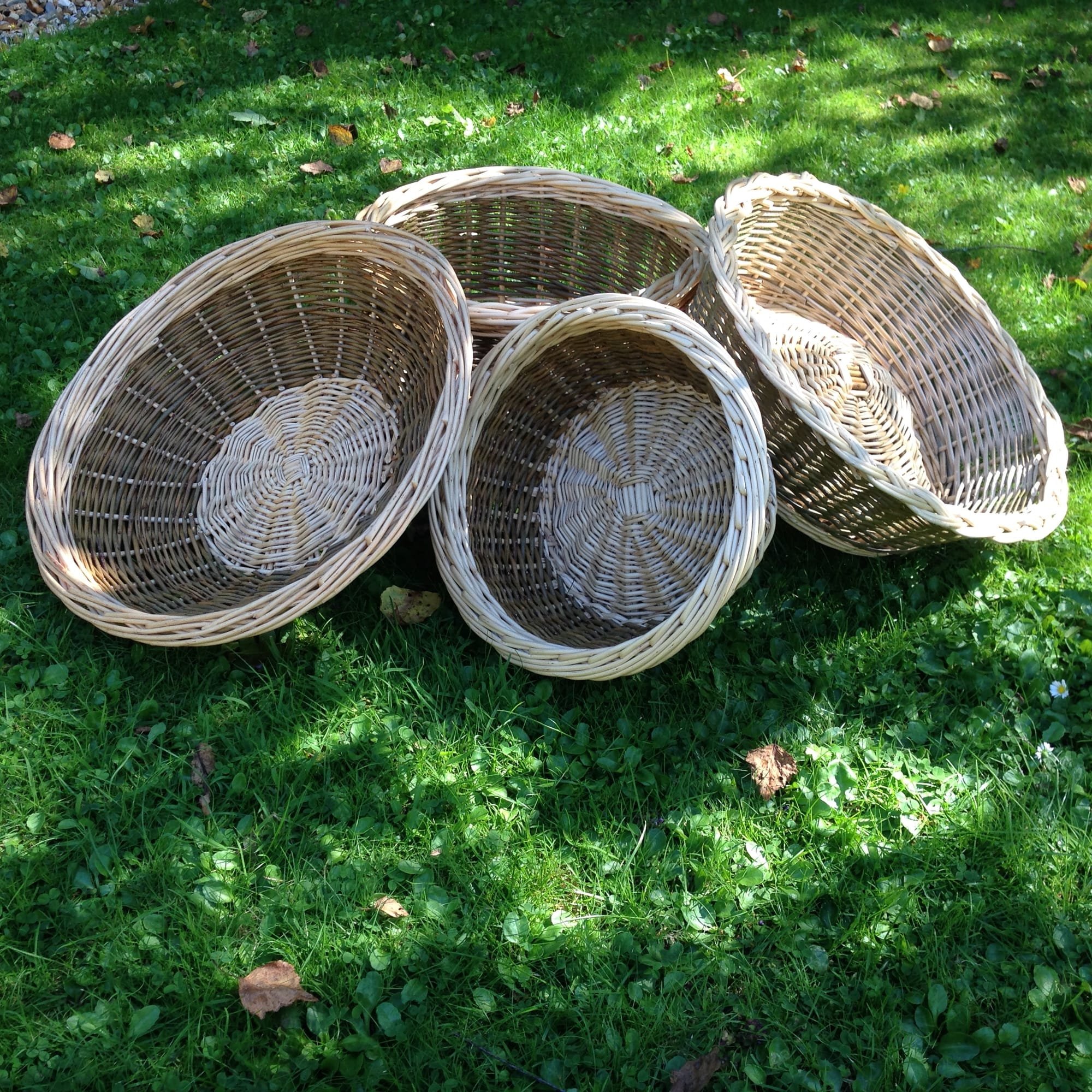 Collection of round baskets
