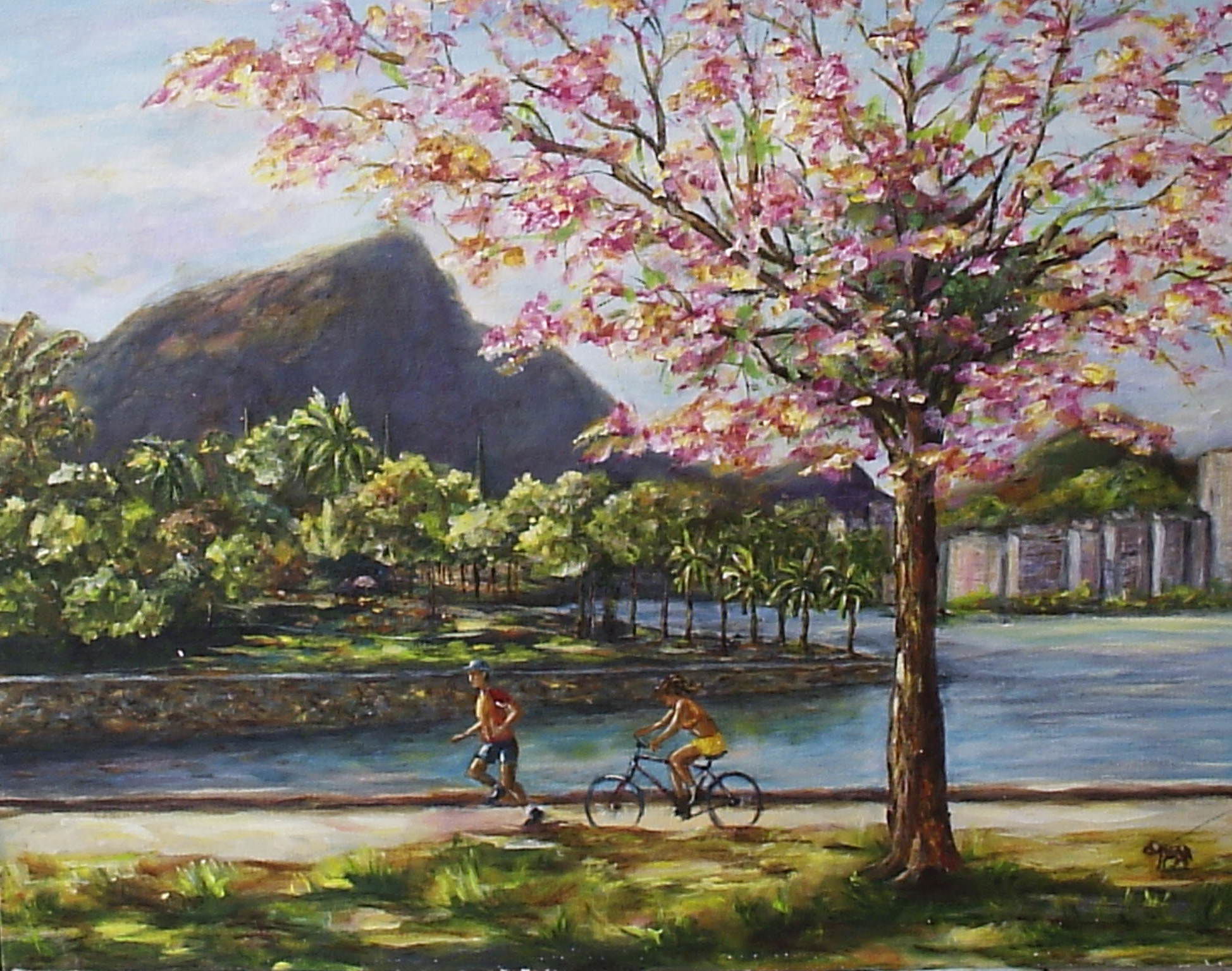 LAGOA RODRIGO DE FREITAS ast 60 x 80