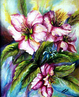 FLOR DE MAÇÃ ast 50 x 40