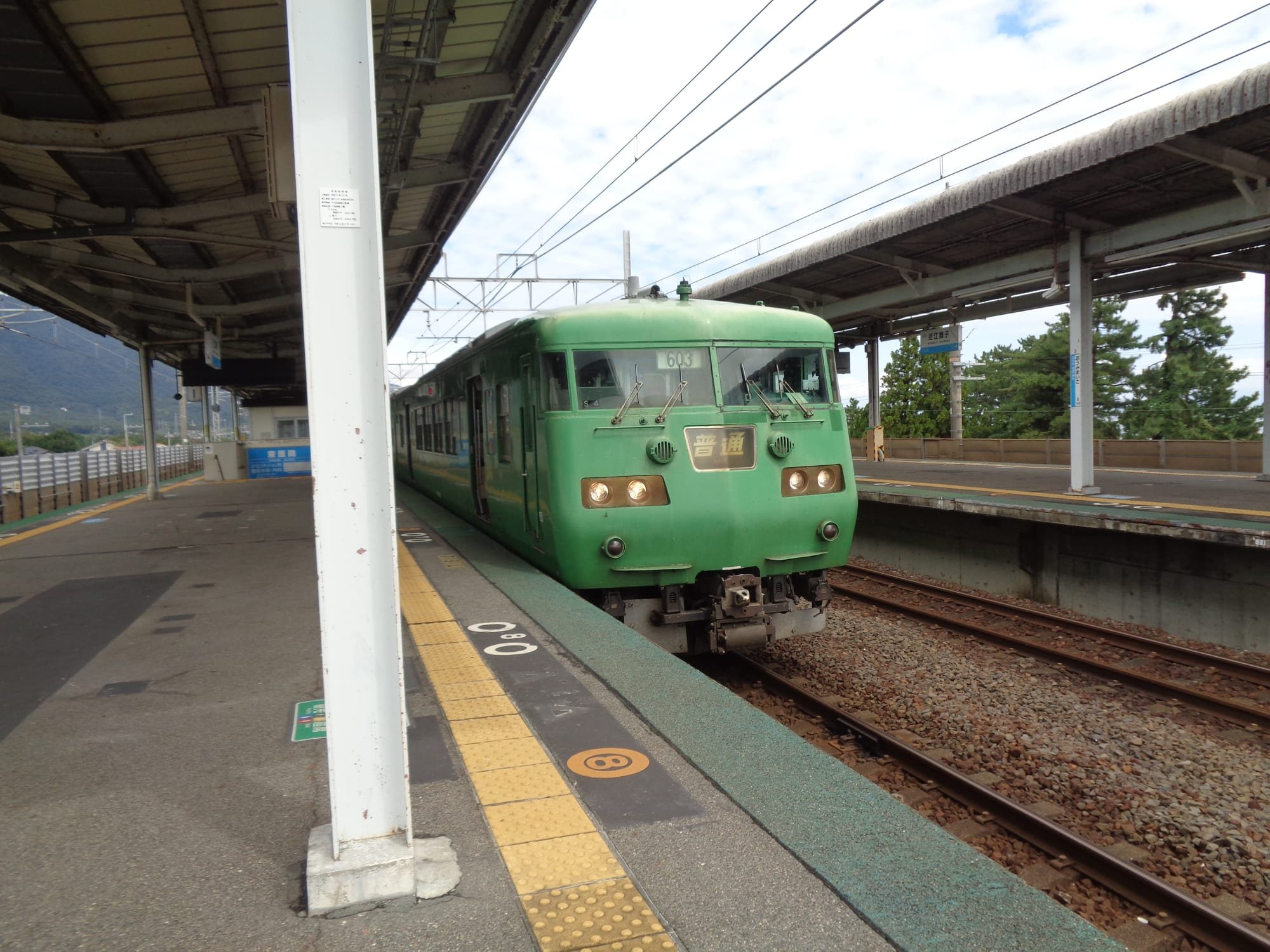 近江舞子駅　～湖西線と117系～
