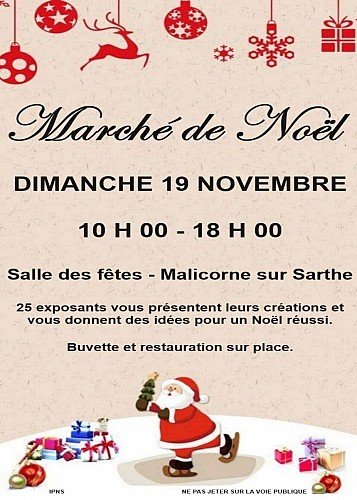 Marché de Noël Malicorne sur Sarthe