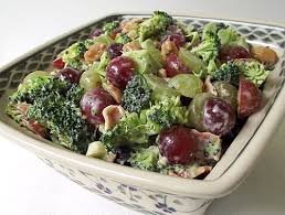 Broccoli and grape