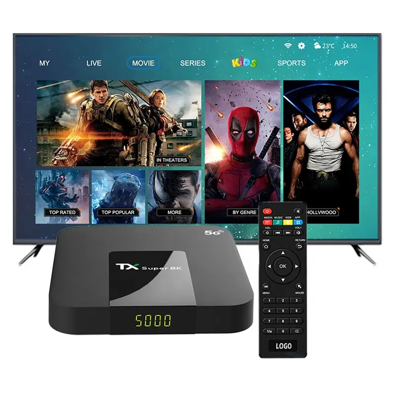 SetTop Android TV Box AHIS WORLD OF GAMES SATELLITE