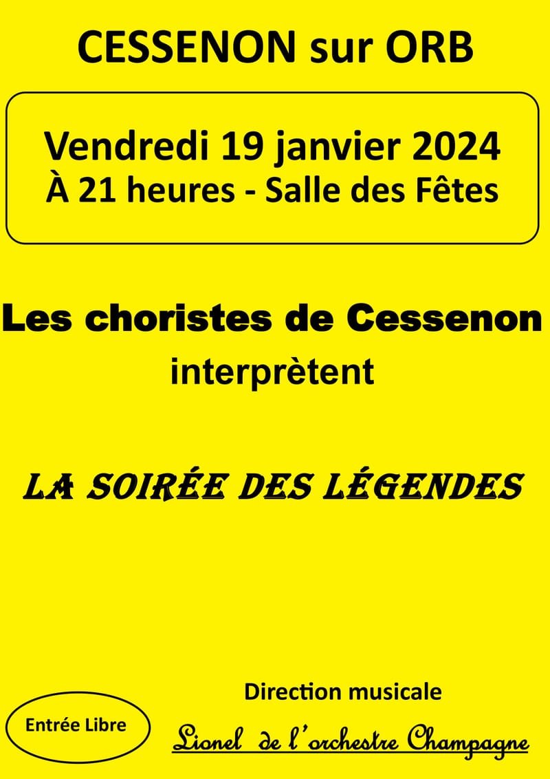 Concert des Choristes de Cessenon