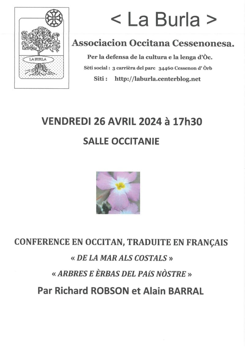 Conférence en Occitan - Traduite en Français