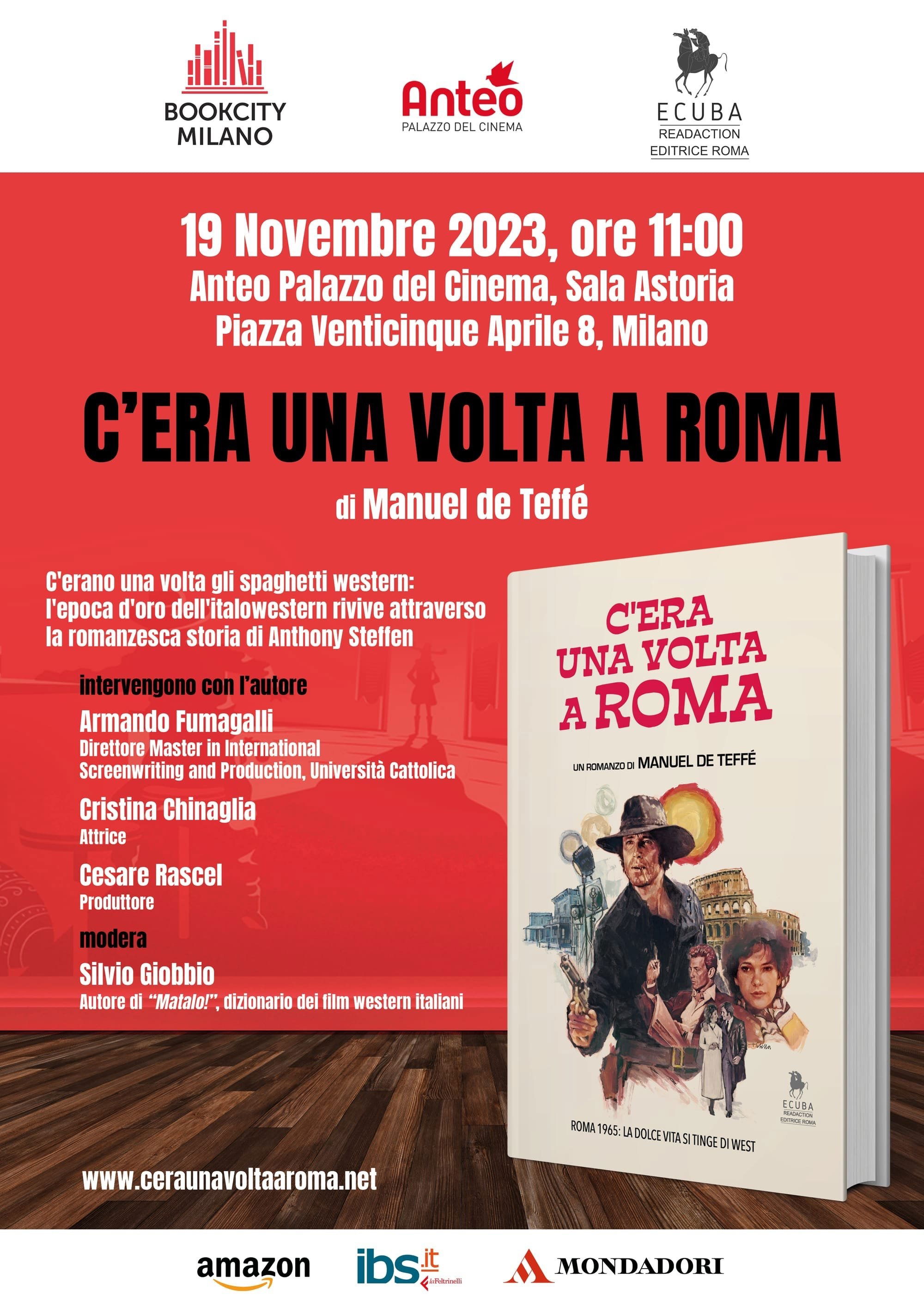 BOOK CITY MILANO, 19 Novembre 2023, ore 11 - Anteo Palazzo del Cinema