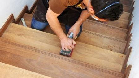 Service sablage d'escaliers