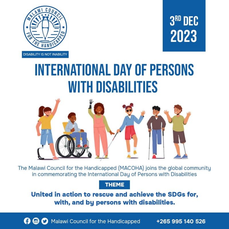 Commemoration of 2023 International Day of Persons with Disabilities in Malawi