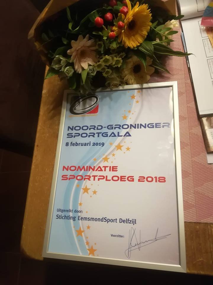 Nominatie sportploeg van het jaar 2018