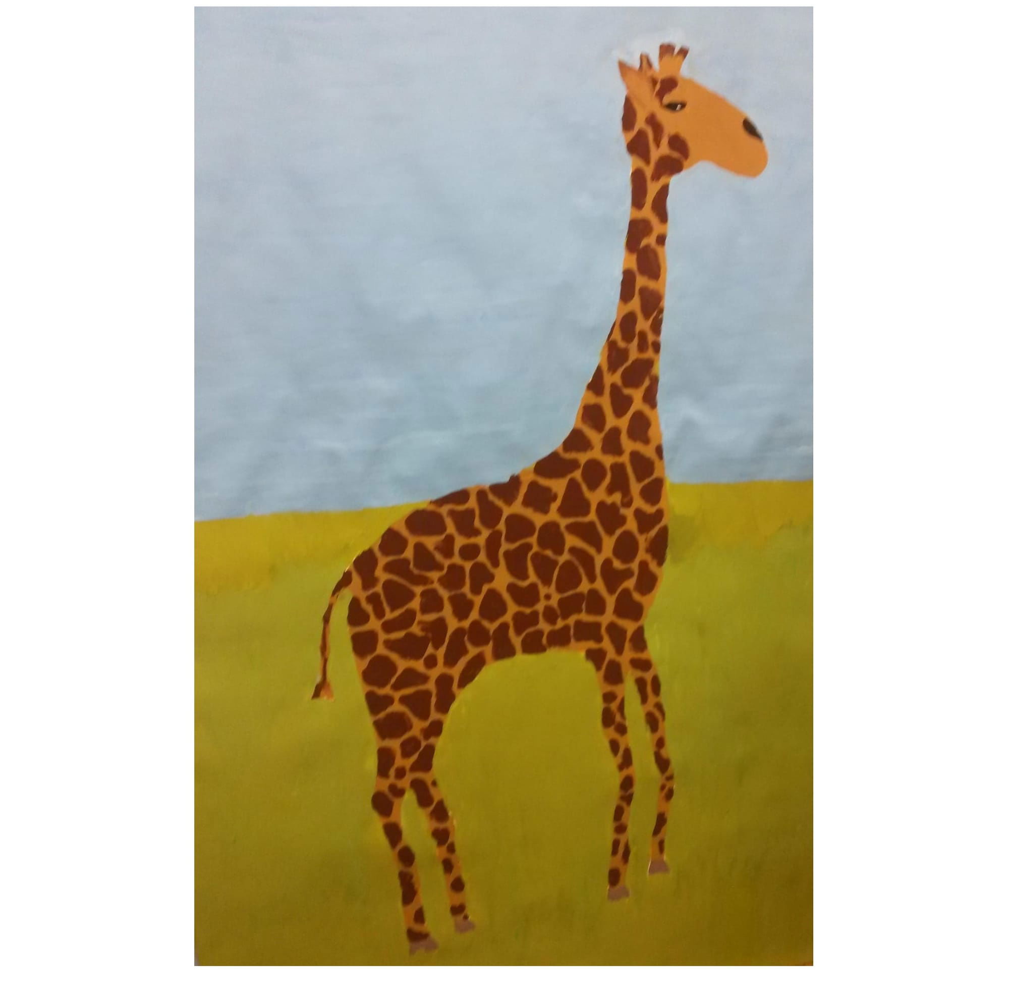 Bildentstehung Giraffe 1/3