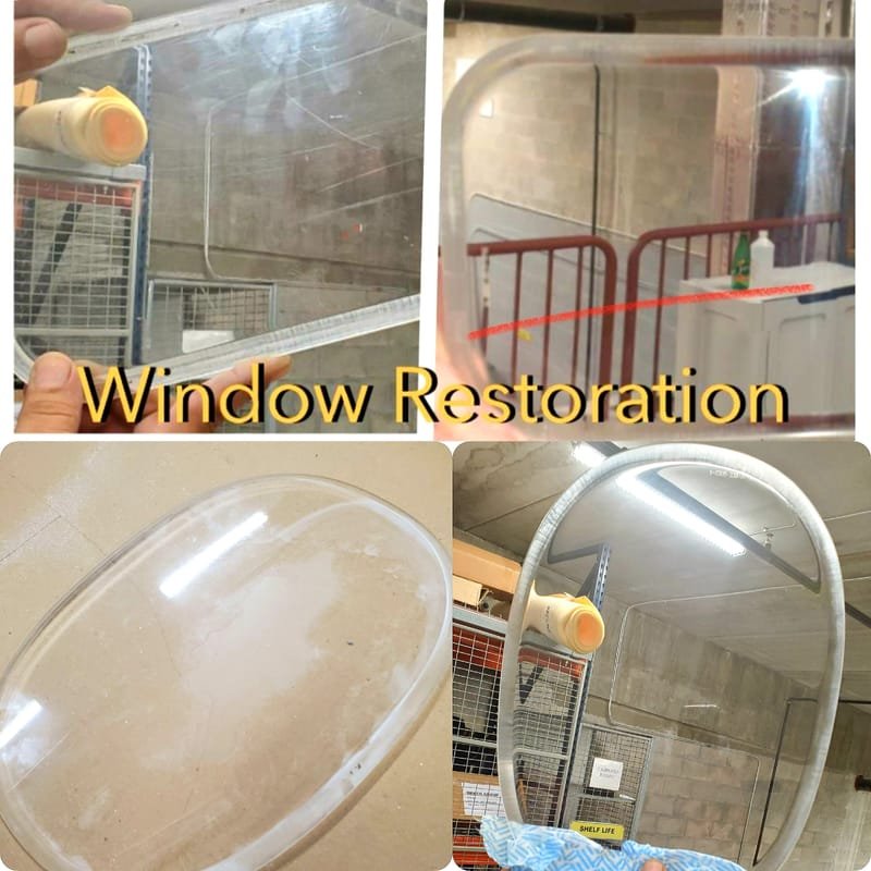Window / Windshield Restoration, Landing Light Lens Repairs