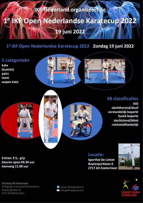 1ste IKF open Nederlandse Karatecup 2022