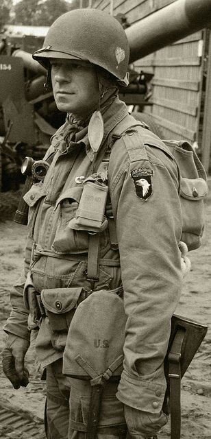 Korean War American soldier 101st Airborne div.