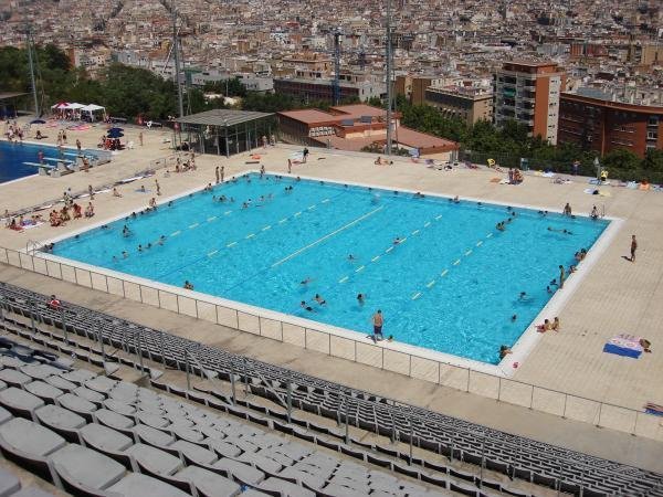 La piscine municipale de Montjuïc