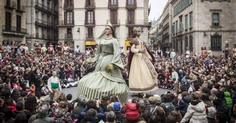 Les fêtes de Santa Eulàlia à Barcelone