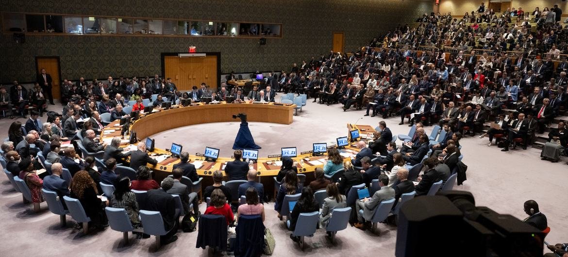 Compartimos Reunión del Consejo de Seguridad de la ONU del 27 de febrero de 2024. Estados miembros y Organizaciones como la FAO, OCHA y PMA, denuncian que Palestina sufre de una hambruna producida por Israel como método de guerra.