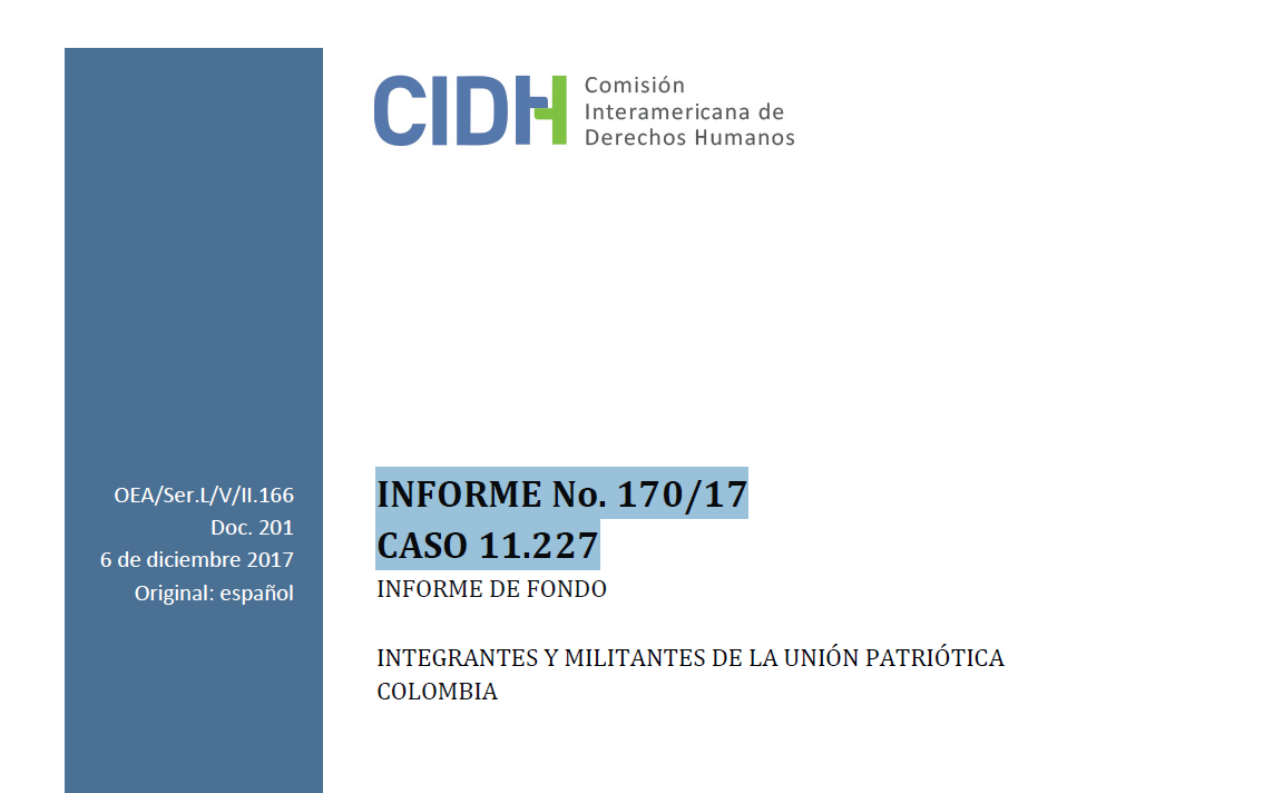 INFORME No. 170/17
CASO 11.227