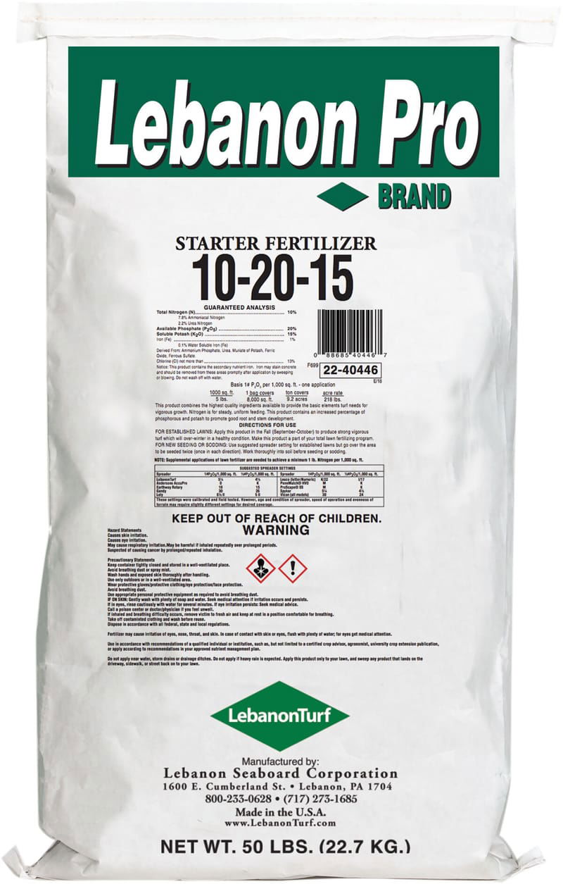 10-20-15 Starter Fertilizer - www.1ststateseed.com