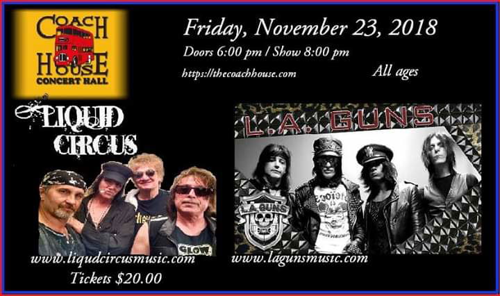 Liquid circus with LA Guns