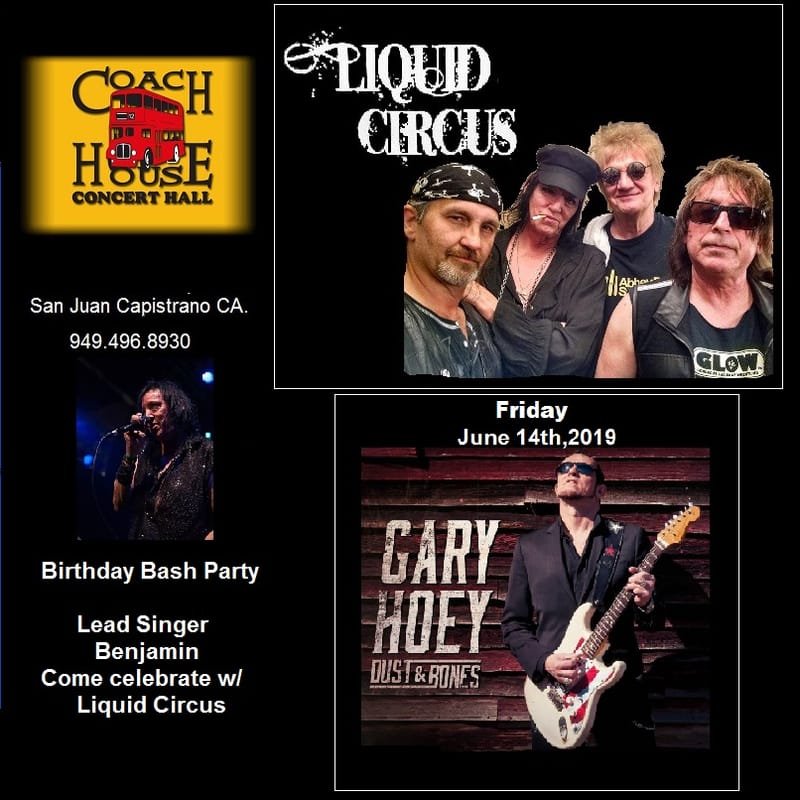 Liquid Circus Rocks with Gary Hoey!!!!
