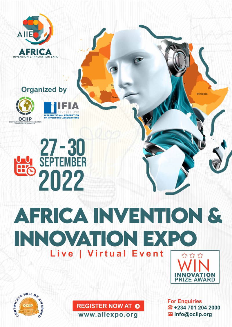 دعوة للمشاركة في المعرض الافريقي للابتكارات  والاختراعات (اكسبو)   للعام 2023م