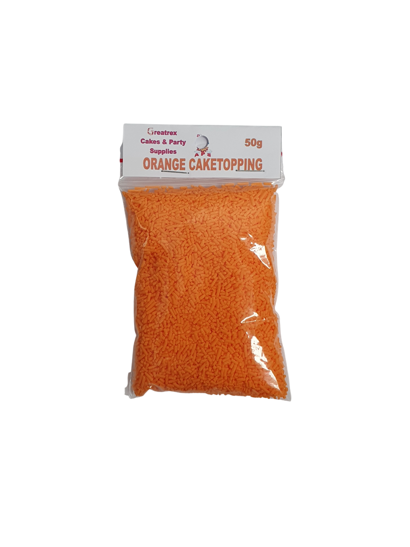 Orange Cake Sprinkles, Cupcakes, Donuts, Cake Decorating